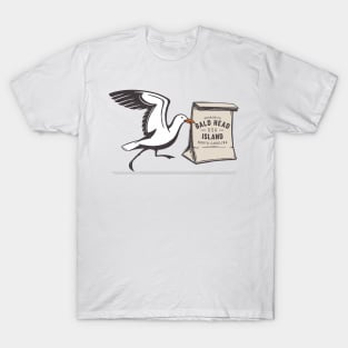 Bald Head Island, NC Bird Swipes Lunch for Summer Vacation T-Shirt